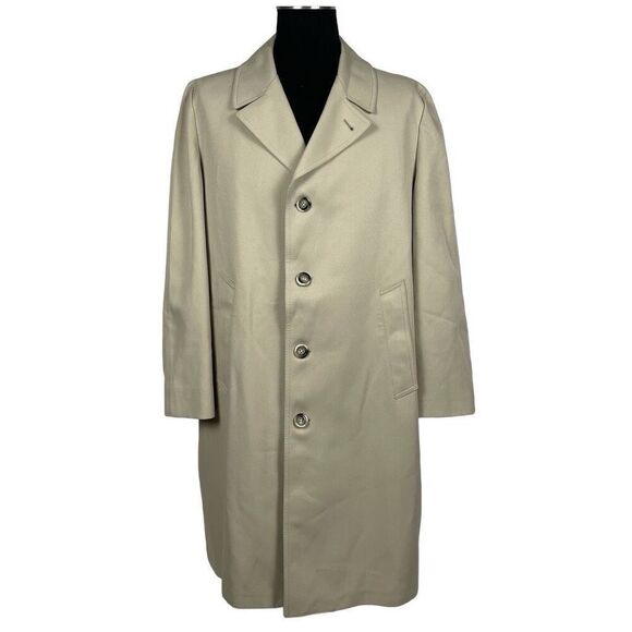 London Fog Classic Water Resistant Trench Coat - Men’s 42 - Picture 1 of 8